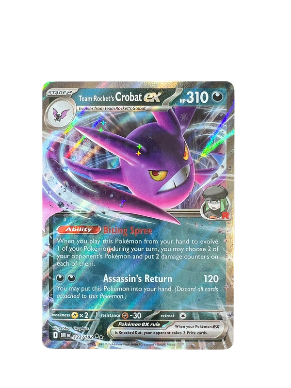 Team Rocket's Crobat eX 122/182