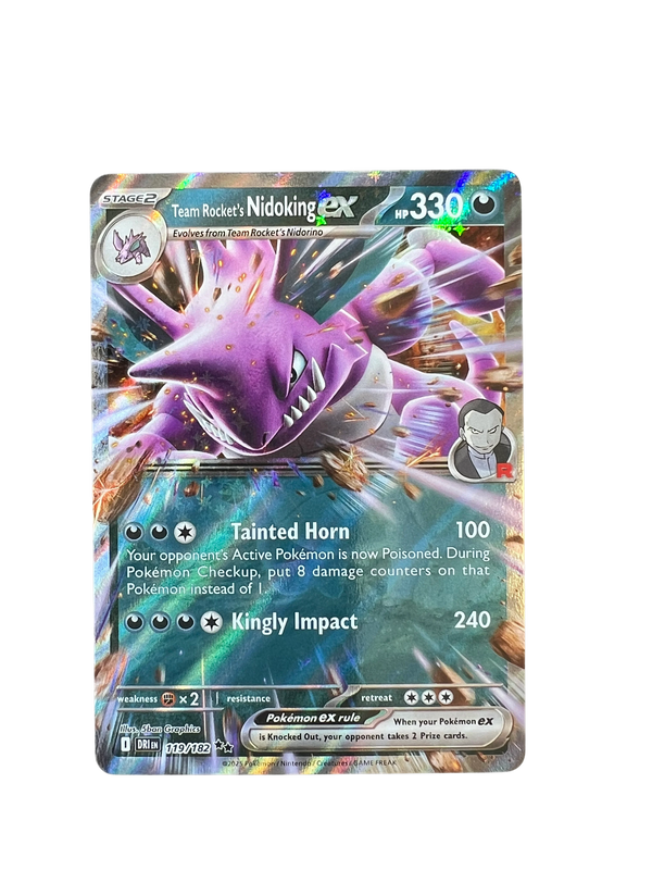 Team Rockets Nidoking EX 119/182