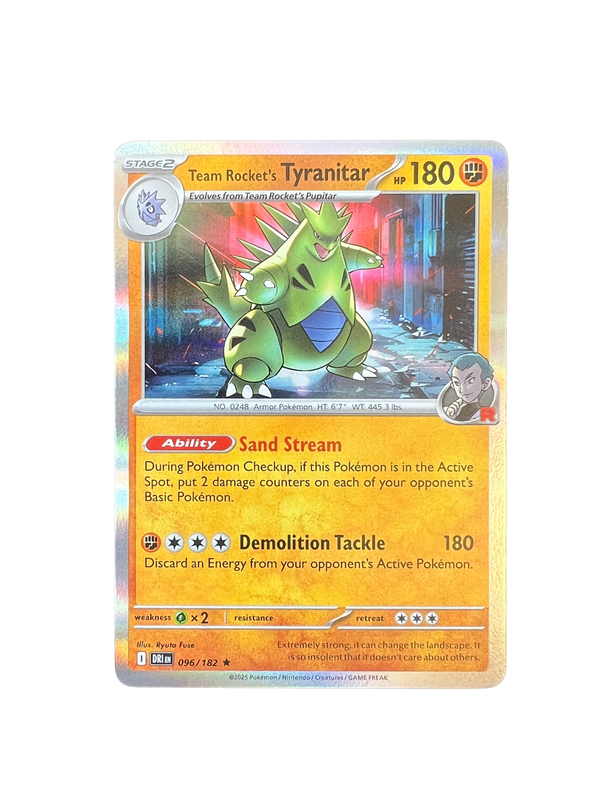 Team Rocket's Tyranitar 096/182 - Destined Rivals