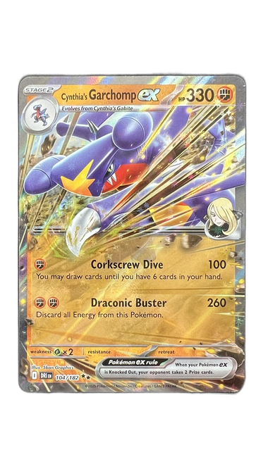 Cynthia's Garchomp ex 104/182 – Destined Rivals