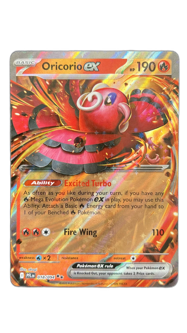 Oricorio ex 038/094 – Phantasmal Flames