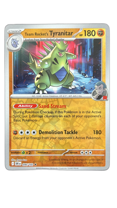 Team Rocket's Tyranitar 096/182 – Destined Rivals