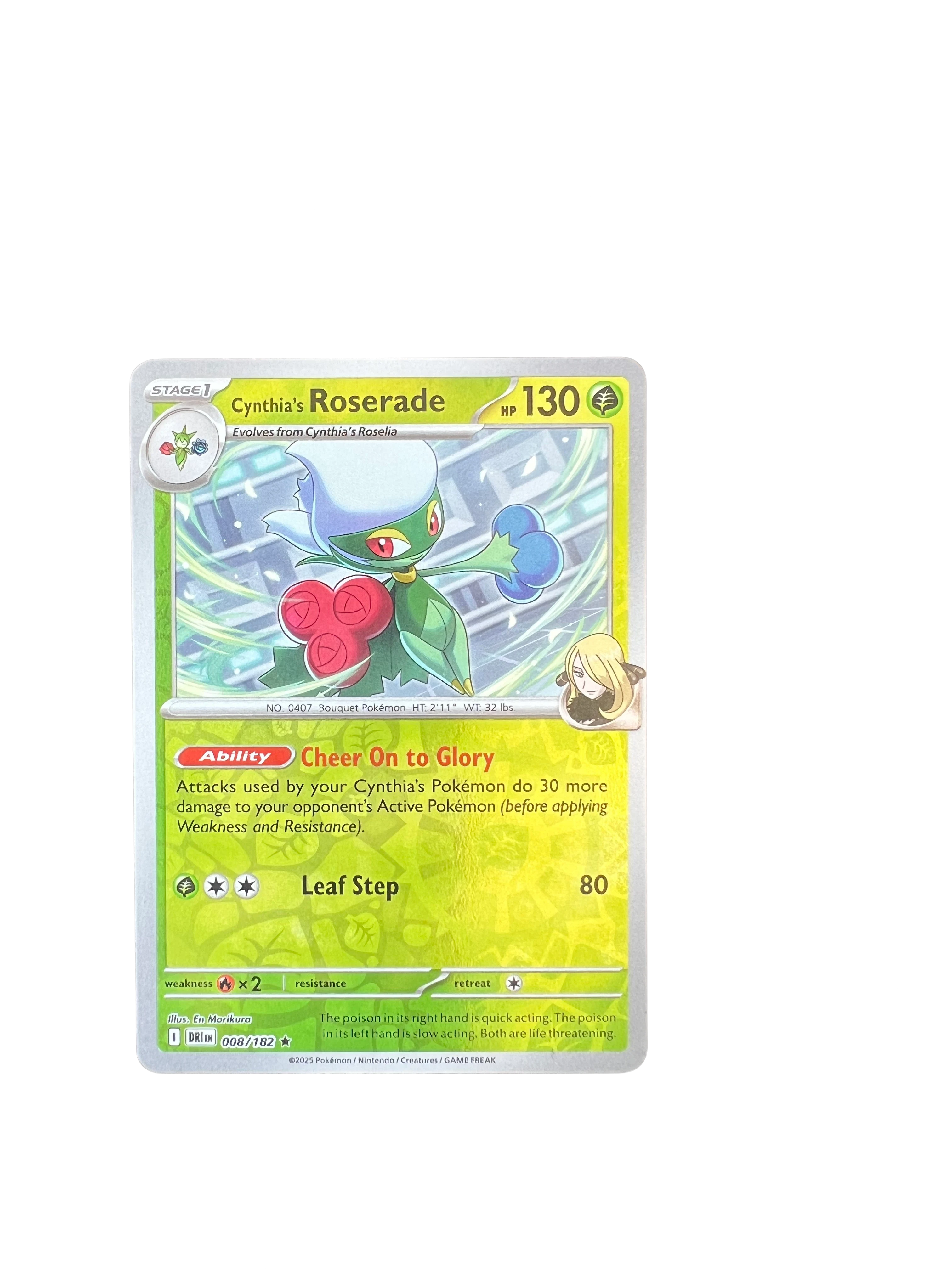 Cynthia's Roserade 008/182 - Destined Rivals
