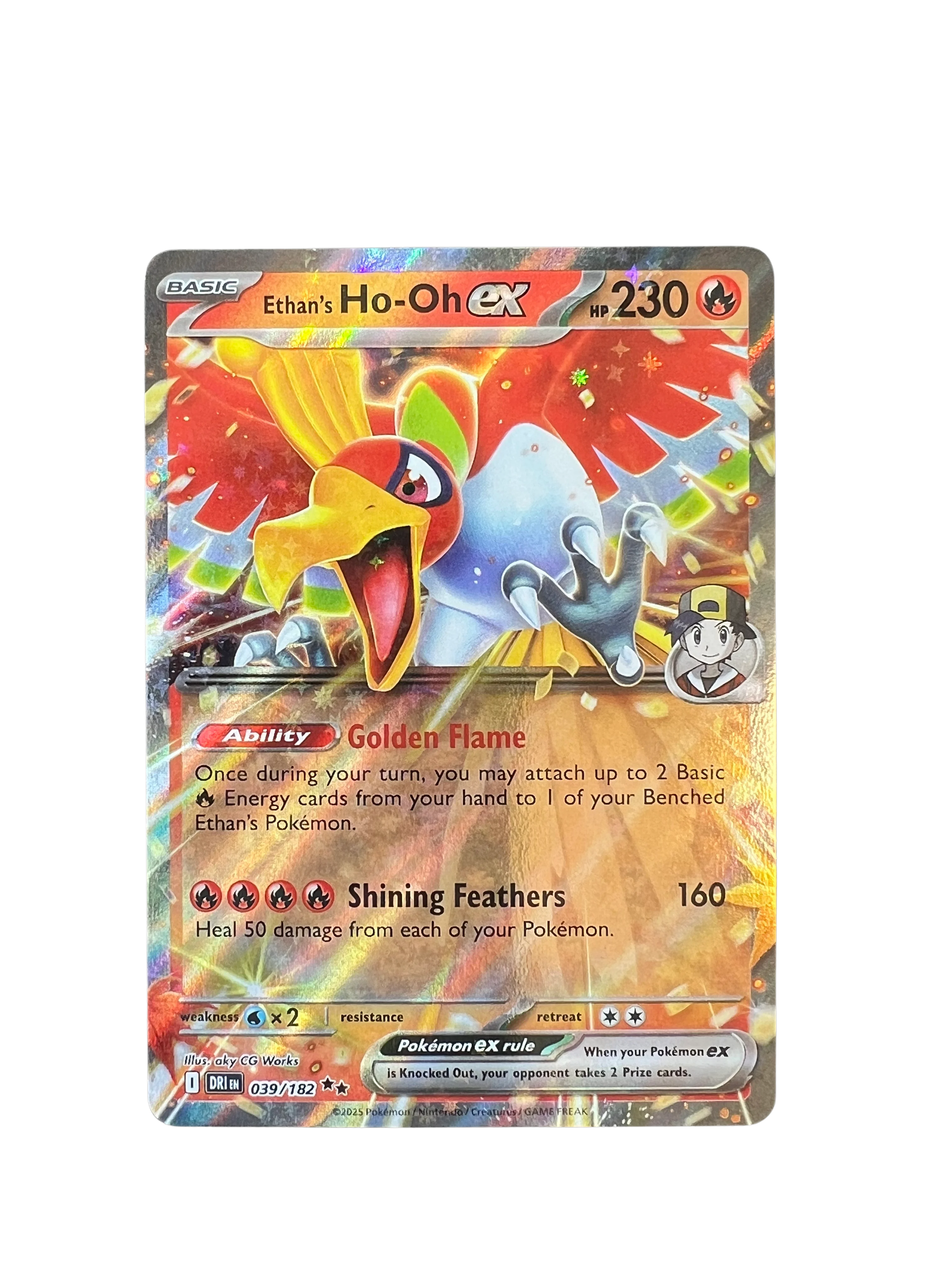 Ethan's Ho-Oh EX 039/182