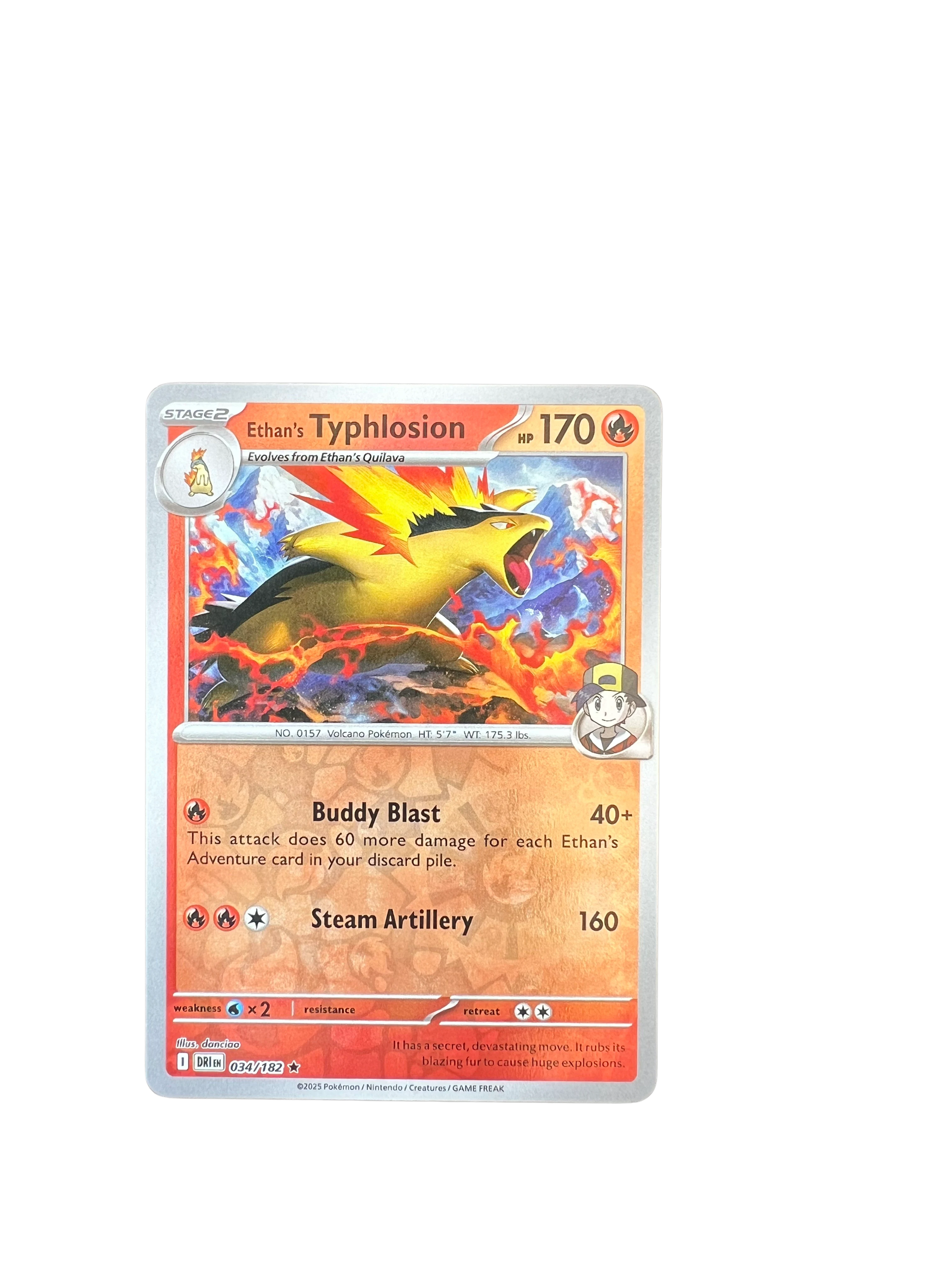 Ethan's Typhlosion 034/182 - Destined Rivals