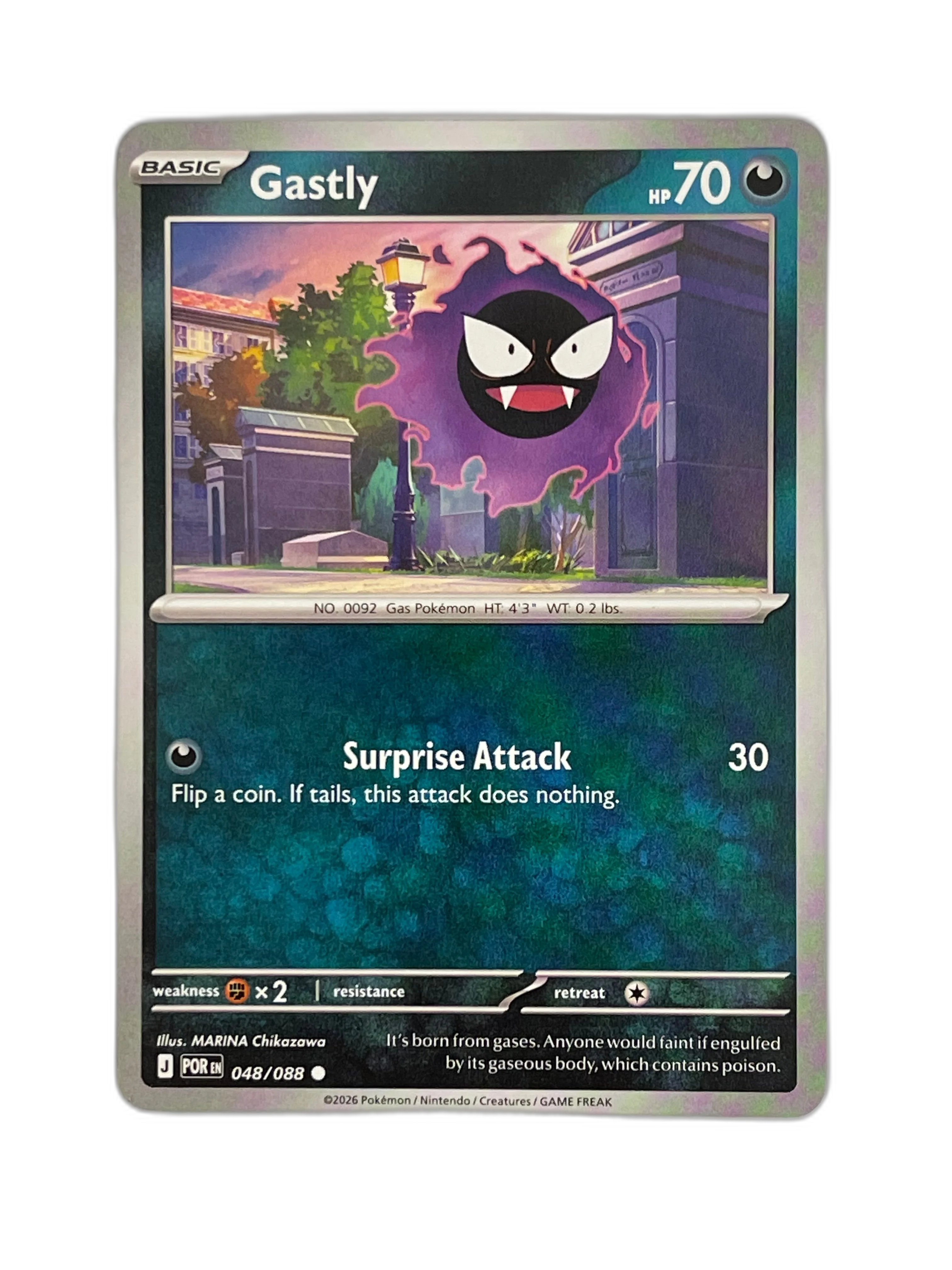 Gastly — Poke Rumble 048/088 Common