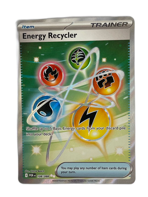Energy Recycler — Poke Rumble 108/088 Illustration Rare