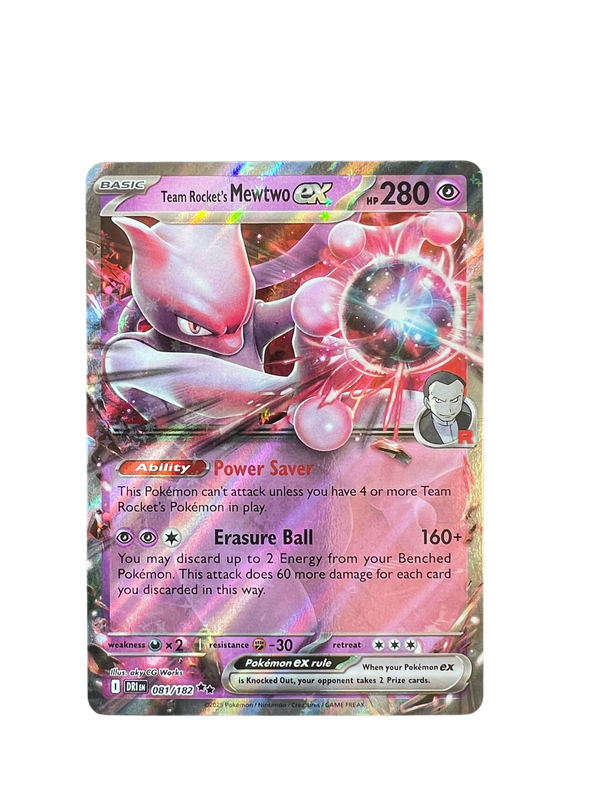 Team Rocket's Mewtwo EX 081/182