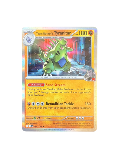 Team Rocket's Tyranitar 096/182 - Destined Rivals