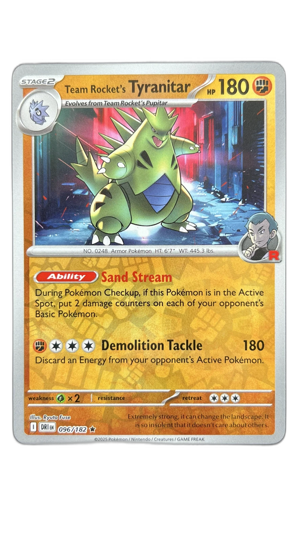 Team Rocket's Tyranitar 096/182 – Destined Rivals