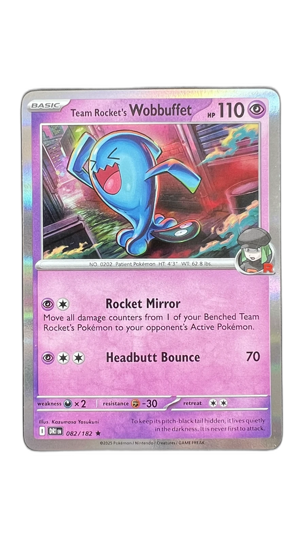 Team Rocket's Wobbuffet Illus. Rare – Destined Rivals